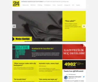 Platform24.org(Bağımsız Gazetecilik Platformu) Screenshot