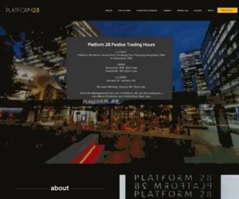 Platform28.com.au(Platform 28) Screenshot