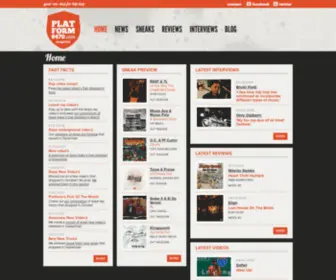 Platform8470.com(Hip-Hop Magazine) Screenshot