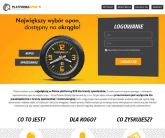 Platformaopon.pl(Internetowa Platforma B2B) Screenshot
