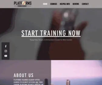 Platformstrainingacademy.com(PlatformsTraining Academy) Screenshot