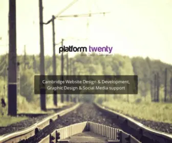 Platformtwenty.co.uk(Cambridge Web Design) Screenshot