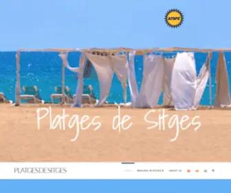 Platgessitges.com(Playas de Sitges) Screenshot