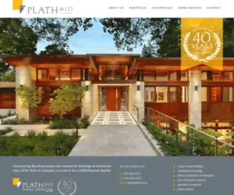 Plathco.com(General Contractors) Screenshot