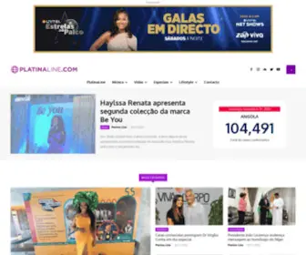 Platinaline.com(Angola) Screenshot