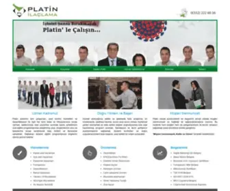 Platinilaclama.com(Dezenfeksiyon) Screenshot