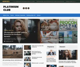 Platiniumclub.pl(Restauracje warszawa) Screenshot