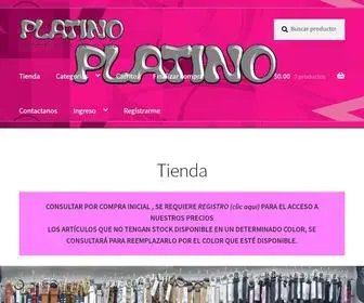 Platinobijou.com.ar(Accesorios de Moda) Screenshot