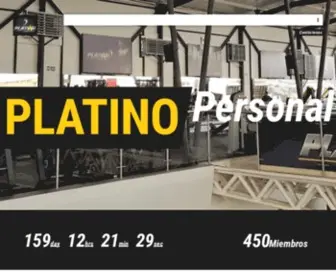 Platinogym.com.co(Platino Personal Gym) Screenshot