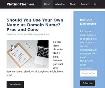 Platinothemes.com(PlatinoThemes) Screenshot