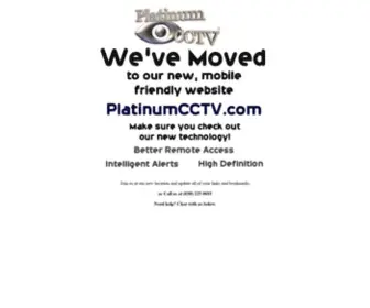 Platinum-CCTV.com(Security Cameras) Screenshot