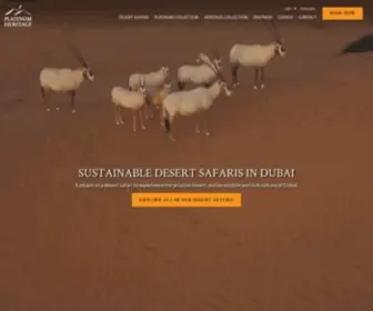 Platinum-Heritage.com(Best Desert Safaris in Dubai) Screenshot