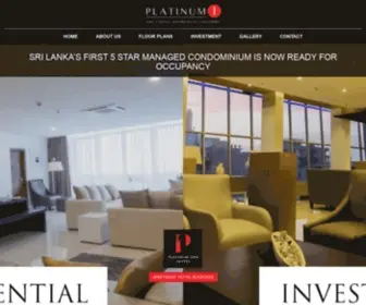 Platinum1.lk(Platinum 1 Luxury Apartments) Screenshot