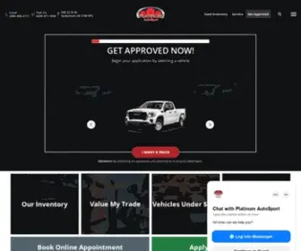 Platinumautosport.com(Platinum AutoSport) Screenshot