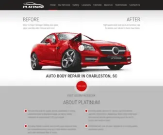 Platinumbodyandtow.com(Platinum Automotive) Screenshot