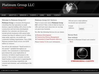 Platinumbusinessgroup.com(Small Business) Screenshot