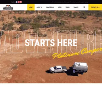 Platinumcampers.com.au(Off-Road Camper Trailers & Hybrid Campers) Screenshot