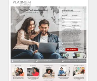 Platinumcashloan.com(Payday loans) Screenshot
