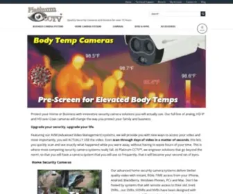 Platinumcctv.com(Business Security Camera DVR Systems) Screenshot