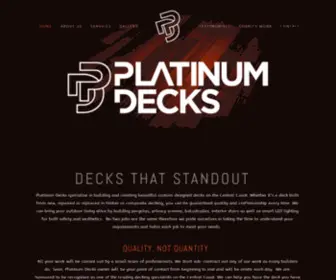 Platinumdecks.net(Platinum Decks) Screenshot