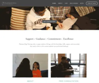 Platinumedgetutoring.com(Platinum Edge Tutoring) Screenshot