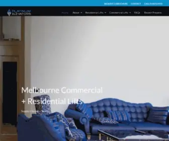 Platinumelevators.com.au(Commercial & Luxury Residential Lifts Melbourne) Screenshot