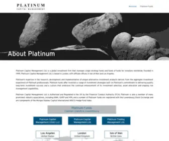 Platinumfunds.net(Investment Firm London) Screenshot