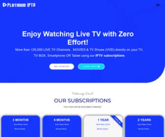 Platinumiptv.net(Worldwide Premium Live TV Channels & VOD) Screenshot