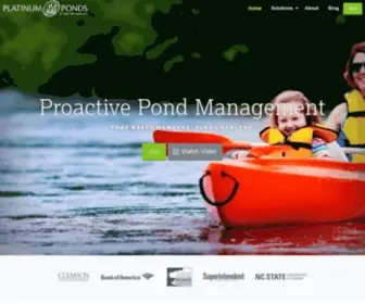 Platinumlakemanagement.com(Platinum Ponds & Lake Management Greenville SC) Screenshot