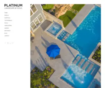 Platinumlandscape.com(Salt Lake Landscape Design & Builders) Screenshot