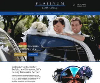 Platinumlimousinewny.com(Platinum Limousine of Western New York Inc) Screenshot