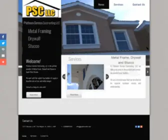 Platinumllc.net(Drywall, metal framing, stucco, subcontractor) Screenshot