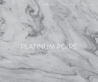 Platinumpoire.com(Platinum Poire) Screenshot