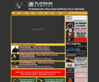 Platinumsamples.com(Platinum Samples) Screenshot