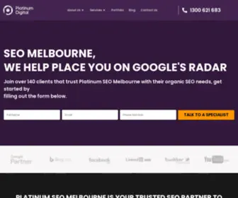 Platinumseo.com.au(SEO Melbourne) Screenshot