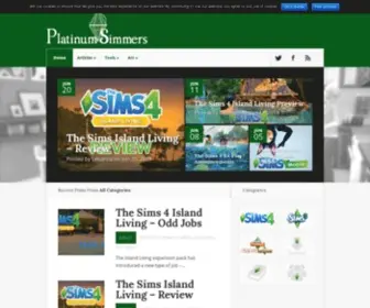 Platinumsimmers.com(Platinum Simmers) Screenshot