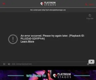 Platinumstages.com(Platinum Stages Online Pole Dance Shop) Screenshot