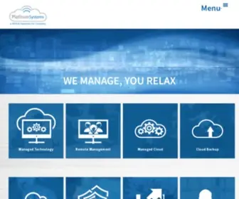 Platinumsystems.net(Platinum Systems) Screenshot