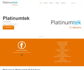 Platinumtek-ITS.com.au(Stunning responsive Joomla 3.0 template for technology news websites) Screenshot