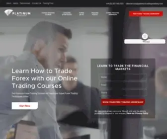 Platinumtradingacademy.com(Online Trading Courses) Screenshot