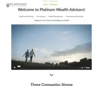 Platinumwealthadvisors.com(Platinum Wealth Advisors) Screenshot