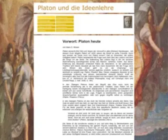 Platon-Heute.de(Platon heute) Screenshot