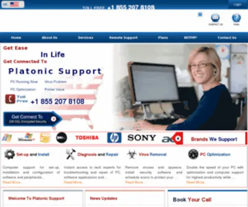 Platonicsupport.com(Platonic Support Call) Screenshot