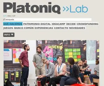 Platoniq.net(Qué hacemos) Screenshot