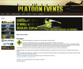 Platoonevents.com(Platoon Events) Screenshot