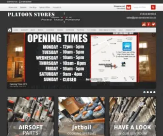 Platoonstores.co.uk(Platoon Stores) Screenshot