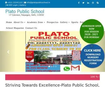 Platopublicschool.in(Plato Public School) Screenshot