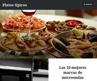 Platos-Tipicos.com(Platos) Screenshot