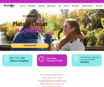 Platosclosetanchorage.com(Platosclosetanchorage) Screenshot