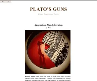 Platosguns.com(Mideast Geopolitics & Poetics) Screenshot